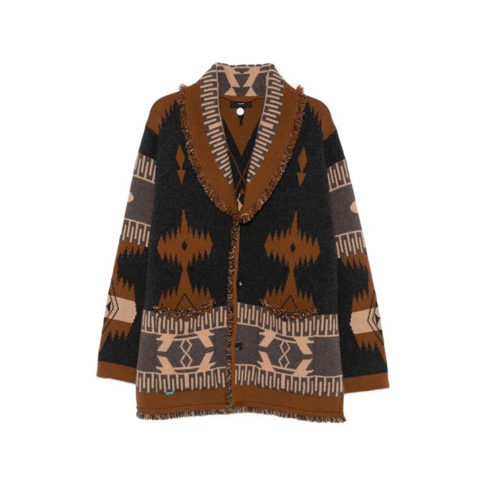 Alanui Grey Sweaters & Knitwear - Cardigans Men